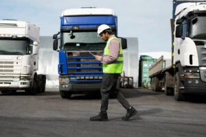 Caminhões da Relog Transportes e Logística